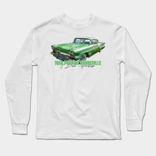 1958 Pontiac Bonneville 2 Door Hardtop Long Sleeve T-Shirt
